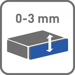 MODERN SLIDE - POTPUNO IZVLAČENJE - PUSH TO OPEN L-400 mm - Vertical Adjustment [mm]: 0-3