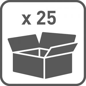 METAL BOX PRESTIGE L450/H86mm - SREBRNI - Transportno pakovanje 25